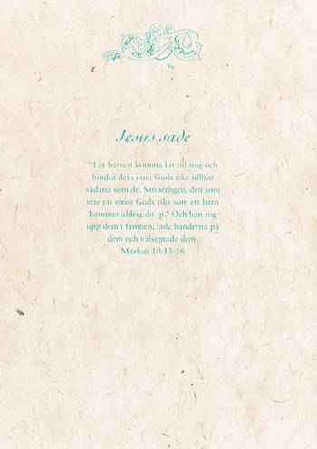 Barnvälsignelseintyg - Equmeniakyrkan, en produkt från Nya Musik som utvecklar och engagerar människor i alla åldrar.