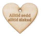 Trähjärta - Alltid älskad, 10-pack, en produkt från Nya Musik som utvecklar och engagerar människor i alla åldrar.