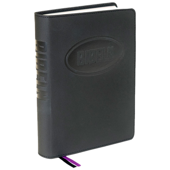 Konfabibeln (svart), en produkt från Nya Musik som utvecklar och engagerar människor i alla åldrar.