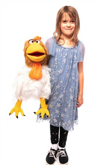 Handdocka - Höna, en produkt från Nya Musik som utvecklar och engagerar människor i alla åldrar.