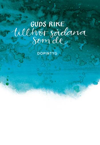 Barndop - Guds rike tillhör sådana som de - Equmeniakyrkan, en produkt från Nya Musik som utvecklar och engagerar människor i alla åldrar.