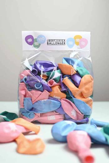 Ballong - 10-pack - Älskad, värdefull, dyrbar, en produkt från Nya Musik som utvecklar och engagerar människor i alla åldrar.