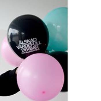 Ballong 100-pack - Älskad, värdefull, dyrbar, en produkt från Nya Musik som utvecklar och engagerar människor i alla åldrar.