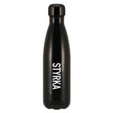 Termosflaska - Jag ger dig styrka - Svart - 0,5 l, en produkt från Nya Musik som utvecklar och engagerar människor i alla åldrar.
