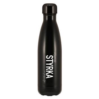 Termosflaska - Jag ger dig styrka - Svart - 0,5 l, en produkt från Nya Musik som utvecklar och engagerar människor i alla åldrar.