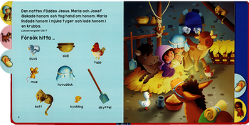 Den första julen - Klara, färdiga, hitta!, en produkt från Nya Musik som utvecklar och engagerar människor i alla åldrar.