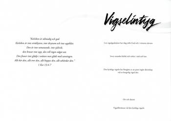 Vigselintyg - EFK, en produkt från Nya Musik som utvecklar och engagerar människor i alla åldrar.