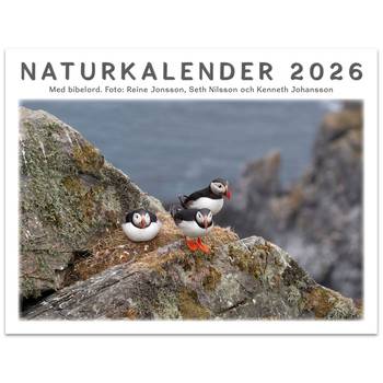 Naturkalender 2026 - Reine Jonsson, en produkt från Nya Musik som utvecklar och engagerar människor i alla åldrar.