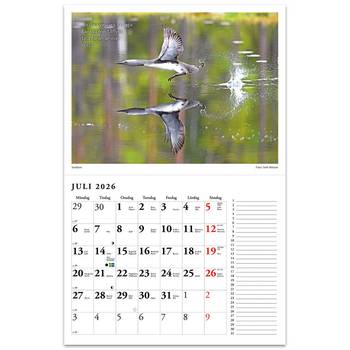 Naturkalender 2026 - Reine Jonsson, en produkt från Nya Musik som utvecklar och engagerar människor i alla åldrar.