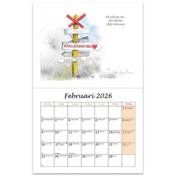 Vardagsnära 2026 - Väggalmanacka - Helena Boberg Oscarsson, en produkt från Nya Musik som utvecklar och engagerar människor i alla åldrar.