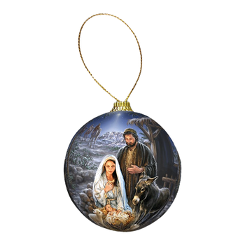 Julgranskula - Julkrubba - Blå - 4-pack, en produkt från Nya Musik som utvecklar och engagerar människor i alla åldrar.