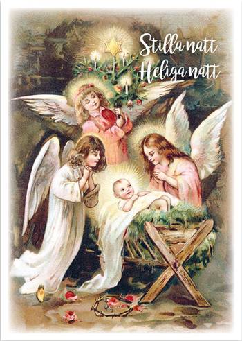 Julkort - Dubbelt med kuvert - BO5009, en produkt från Nya Musik som utvecklar och engagerar människor i alla åldrar.