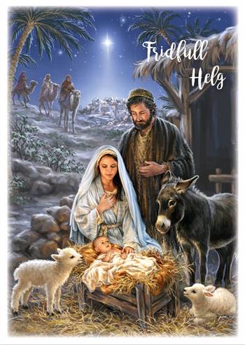 Julkort - Dubbelt med kuvert - BO5010, en produkt från Nya Musik som utvecklar och engagerar människor i alla åldrar.