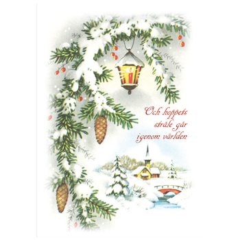 Julkort - Dubbelt med kuvert - BO5013, en produkt från Nya Musik som utvecklar och engagerar människor i alla åldrar.