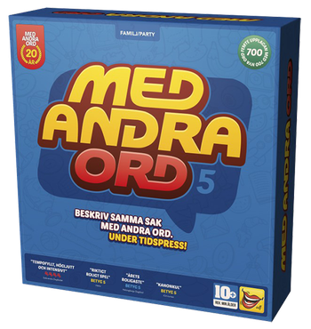 Med andra ord 5 - Brädspel, en produkt från Nya Musik som utvecklar och engagerar människor i alla åldrar.