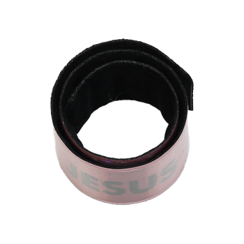 Reflexband - Jesus är mitt ljus - Rosa, en produkt från Nya Musik som utvecklar och engagerar människor i alla åldrar.