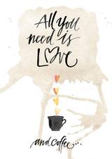 Poster - All you need is - 30x42 cm - Folkelind, en produkt från Nya Musik som utvecklar och engagerar människor i alla åldrar.