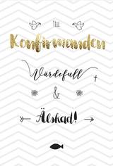 Kort - Till konfirmanden - Värdefull & Älskad - Dubbelt, en produkt från Nya Musik som utvecklar och engagerar människor i alla åldrar.