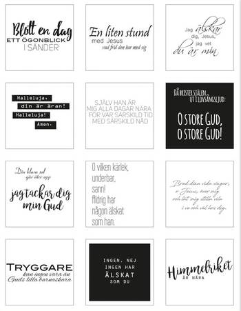 Klistermärken - Psalmtexter - BP574 - 35 mm, en produkt från Nya Musik som utvecklar och engagerar människor i alla åldrar.