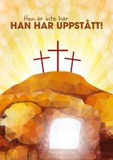 Vykort - Tre kors, en produkt från Nya Musik som utvecklar och engagerar människor i alla åldrar.