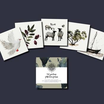 Hälsningskort 10-pack Till jordens yttersta gräns, en produkt från Nya Musik som utvecklar och engagerar människor i alla åldrar.