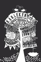 Kort - Kärlekens lov - Stort matt - Svart, en produkt från Nya Musik som utvecklar och engagerar människor i alla åldrar.