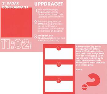 Bönekort 50-pack - Alpha, en produkt från Nya Musik som utvecklar och engagerar människor i alla åldrar.