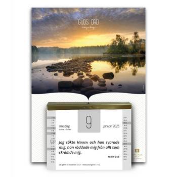 Guds ord varje dag - 2026 - Almanacka, en produkt från Nya Musik som utvecklar och engagerar människor i alla åldrar.
