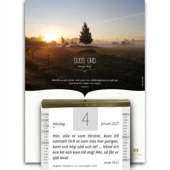 Guds ord varje dag - 2027 - Almanacka, en produkt från Nya Musik som utvecklar och engagerar människor i alla åldrar.