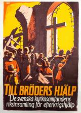 Retroposter -  Efterkrigshjälp, en produkt från Nya Musik som utvecklar och engagerar människor i alla åldrar.