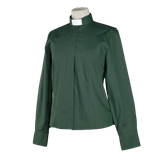 Diakonskjorta - Dam, mörkgrön, en produkt från Nya Musik som utvecklar och engagerar människor i alla åldrar.