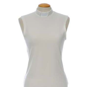 Prästtopp - Dam, ärmlös, off-white, en produkt från Nya Musik som utvecklar och engagerar människor i alla åldrar.