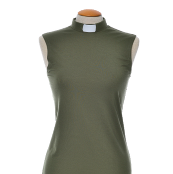 Diakontopp - Dam, ärmlös, khaki, en produkt från Nya Musik som utvecklar och engagerar människor i alla åldrar.