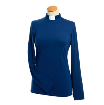 Prästtopp - Dam, lång ärm, mörkblå, en produkt från Nya Musik som utvecklar och engagerar människor i alla åldrar.