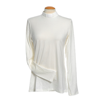 Prästtopp - Dam, lång ärm, off-white, en produkt från Nya Musik som utvecklar och engagerar människor i alla åldrar.