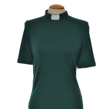 Diakontopp - Dam, kort ärm, mörkgrön, en produkt från Nya Musik som utvecklar och engagerar människor i alla åldrar.