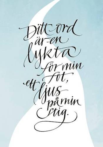 00527782 - Konfirmationsminne - Kalligrafi - Svenska kyrkan, en produkt från Nya Musik som utvecklar och engagerar människor i alla åldrar.