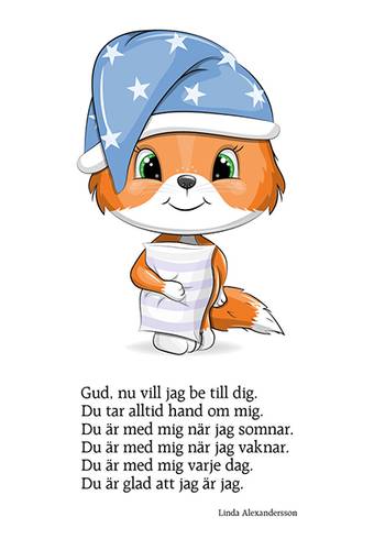 Vykort - Gud nu vill jag be, en produkt från Nya Musik som utvecklar och engagerar människor i alla åldrar.