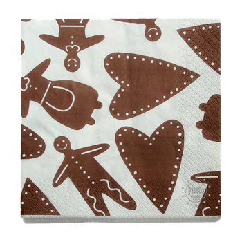 Servetter - Pepparkaka, en produkt från Nya Musik som utvecklar och engagerar människor i alla åldrar.