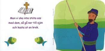 Myntet i munnen på en fisk, en produkt från Nya Musik som utvecklar och engagerar människor i alla åldrar.