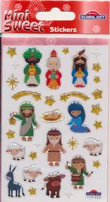 Stickers - Julkrubba, en produkt från Nya Musik som utvecklar och engagerar människor i alla åldrar.