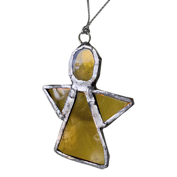 Glasängel - Gul - Fairtrade, en produkt från Nya Musik som utvecklar och engagerar människor i alla åldrar.