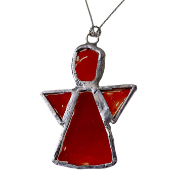 Glasängel - Röd - Fairtrade, en produkt från Nya Musik som utvecklar och engagerar människor i alla åldrar.