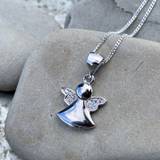 Halssmycke - Ängel - Silver - 15 mm, en produkt från Nya Musik som utvecklar och engagerar människor i alla åldrar.