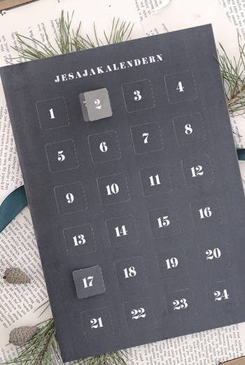 Adventskalender - Jesajakalendern, en produkt från Nya Musik som utvecklar och engagerar människor i alla åldrar.