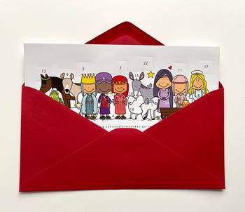 Adventskalender - Kalenderkort, en produkt från Nya Musik som utvecklar och engagerar människor i alla åldrar.