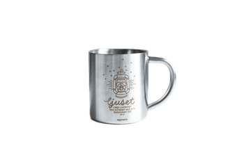 Mugg aluminium - Equmenia, en produkt från Nya Musik som utvecklar och engagerar människor i alla åldrar.