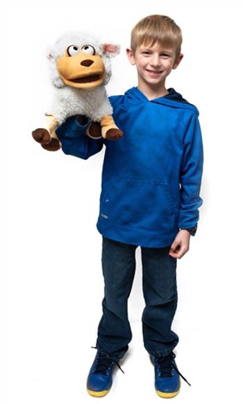 Handdocka - Lamm, en produkt från Nya Musik som utvecklar och engagerar människor i alla åldrar.