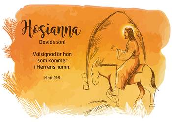 Vykort - Palmsöndag, en produkt från Nya Musik som utvecklar och engagerar människor i alla åldrar.