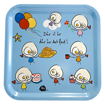 Herregud & Co Bricka, stor, en produkt från Nya Musik som utvecklar och engagerar människor i alla åldrar.